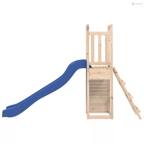 Tömör fenyőfa kültéri játszószett