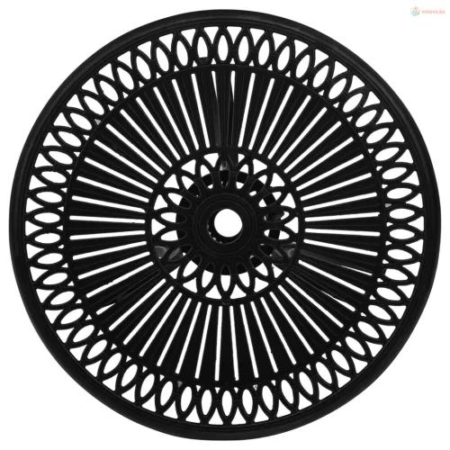 3 részes fekete öntött alumínium bisztrószett