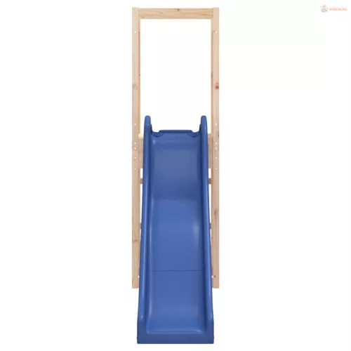 Tömör fenyőfa kültéri játszószett