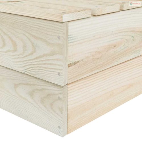 Impregnált lucfenyő elemes raklap sarokkanapé