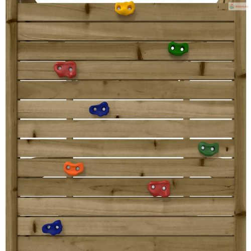 Impregnált fenyőfa kültéri játszószett