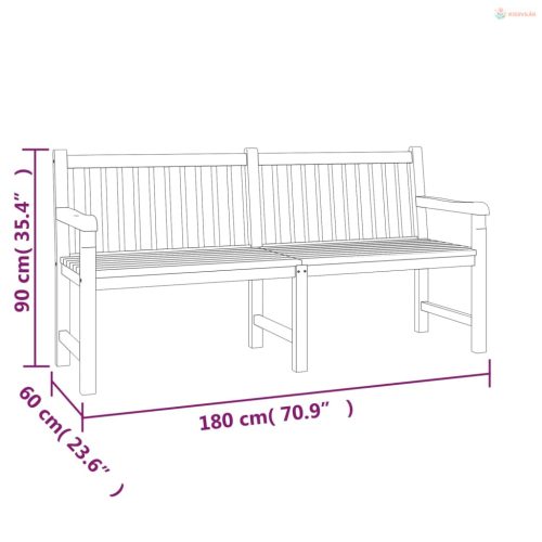 4 részes tömör tíkfa kerti étkezőgarnitúra