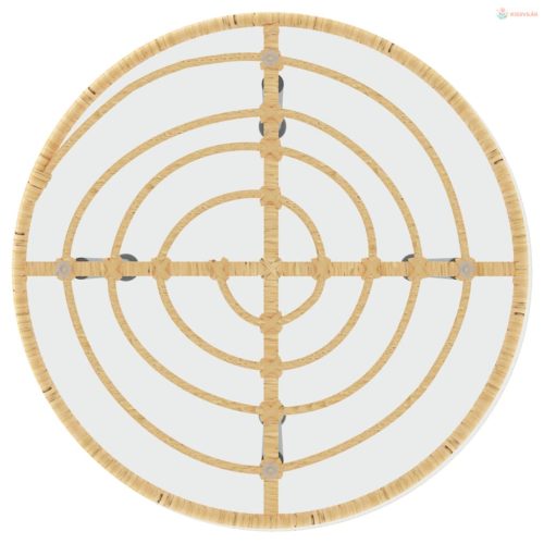 3 részes polirattan kerti étkezőgarnitúra