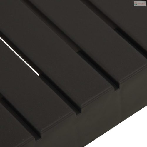 2 részes szürke műanyag kerti ülőgarnitúra párnákkal