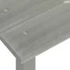Szürke tömör fenyőfa kerti adirondack szék asztallal