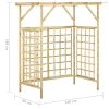 Impregnált fenyőfa kerti pergola 2 szemeteskukához