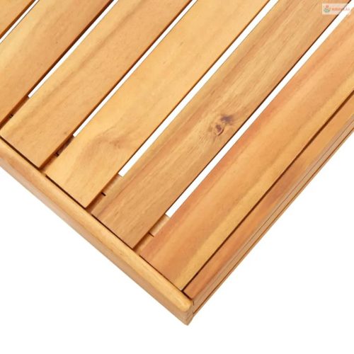 2 részes tömör akácfa kerti ülőgarnitúra párnákkal