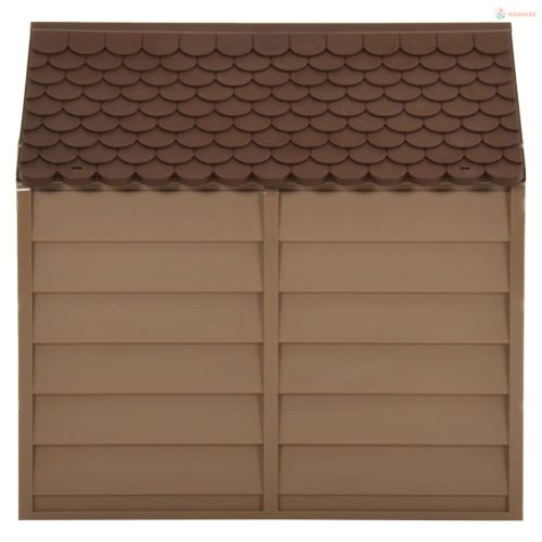 Barna PP kutyaház 71 x 71,5 x 68 cm