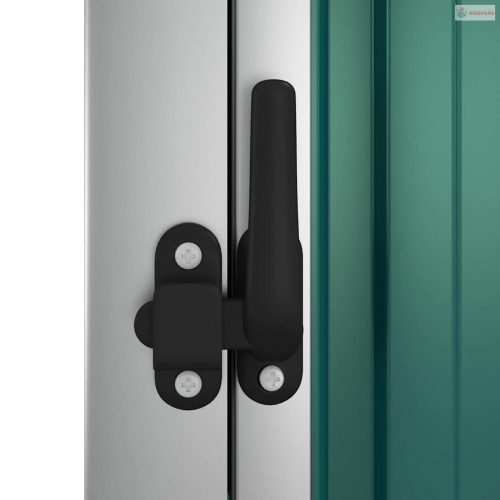 Zöld horganyzott acél kerti szerszámtároló 88 x 89 x 161 cm