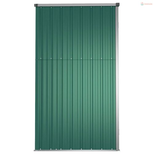 Zöld horganyzott acél kerti szerszámtároló 161 x 89 x 161 cm