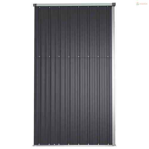 Antracit horganyzott acél kerti szerszámtároló 225x89x161 cm