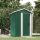 Zöld horganyzott acél kerti fészer 126x97,5x177 cm