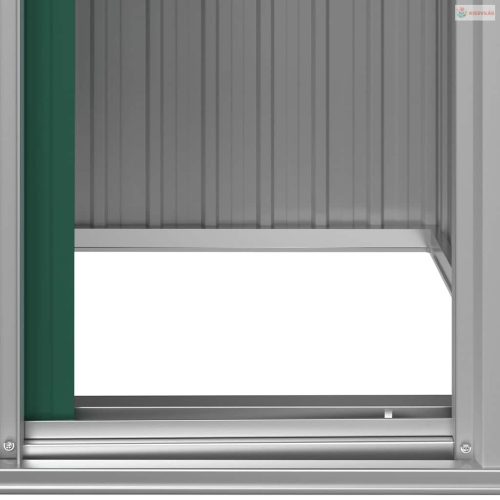 Zöld horganyzott acél kerti fészer 126x97,5x177 cm