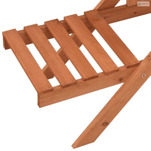 Tömör fenyőfa virágtartó állvány 83 x 25 x 132 cm