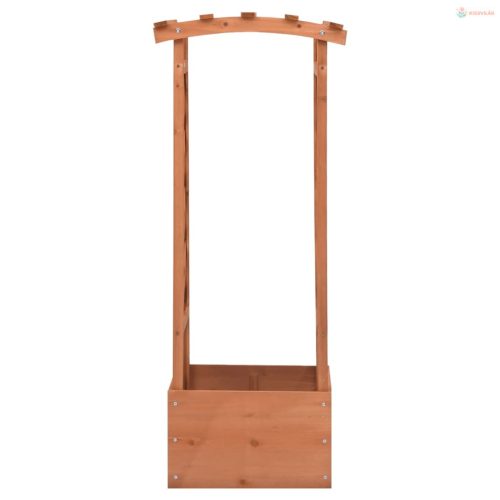 Fenyőfa rácsos ültető boltívvel 49 x 39 x 117 cm