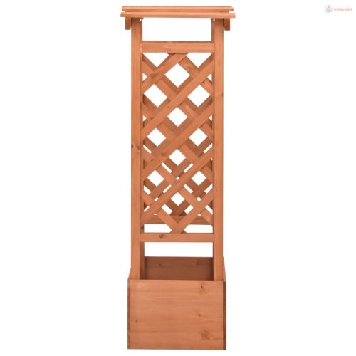 Fenyőfa rácsos ültető boltívvel 49 x 39 x 117 cm