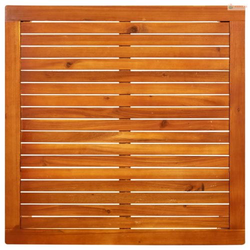 Tömör akácfa kerti dohányzóasztal 85 x 85 x 45 cm