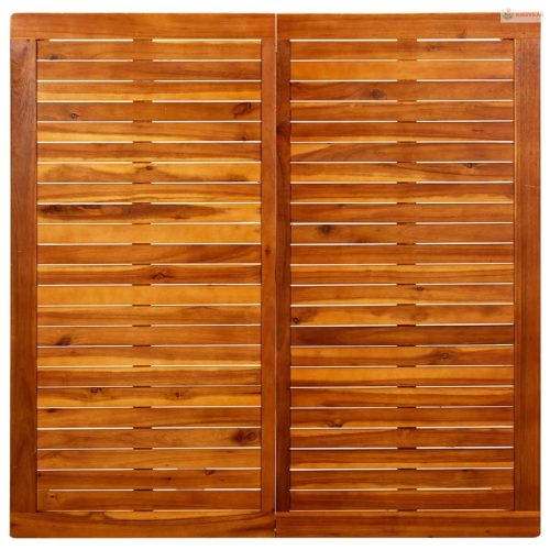 Tömör akácfa kerti dohányzóasztal 110 x 110 x 45 cm