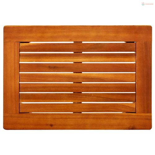 Tömör akácfa kerti dohányzóasztal 50 x 35 x 36 cm