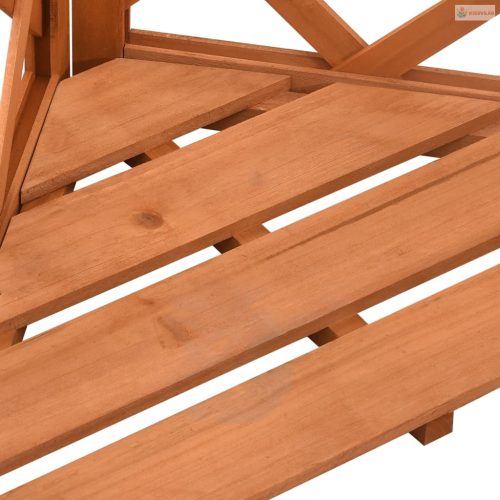 Tömör fenyőfa lugasrácssarok 50 x 50 x 145 cm