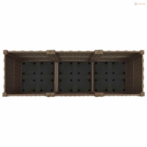 Polipropilén magaságyás 120 x 40 x 38 cm