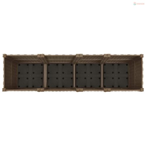 Polipropilén magaságyás 160 x 40 x 38 cm