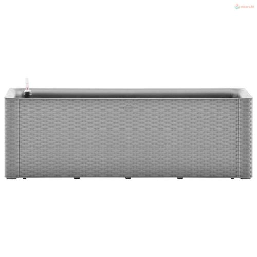 Szürke kerti magaságyás öntözőrendszerrel 100 x 43 x 33 cm