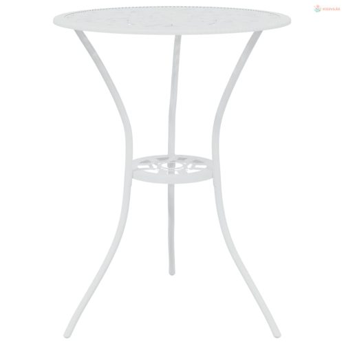 3 részes fehér öntött alumínium bisztrószett