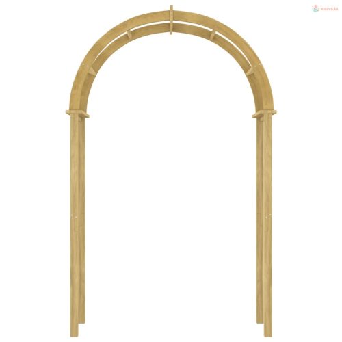 Impregnált tömör fenyőfa boltív 141 x 97 x 243 cm