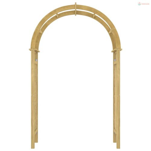 Impregnált tömör fenyőfa rácsos boltív 141 x 97 x 243 cm