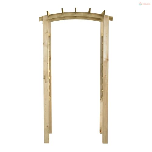 Impregnált tömör fenyőfa rácsos boltív 110 x 60 x 210 cm