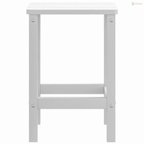 Fehér HDPE kerti adirondack asztal 38 x 38 x 46 cm