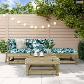 4 részes impregnált fenyőfa kerti pihenőgarnitúra