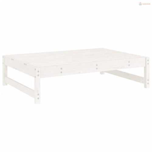 2 részes fehér tömör fenyőfa kerti ülőgarnitúra