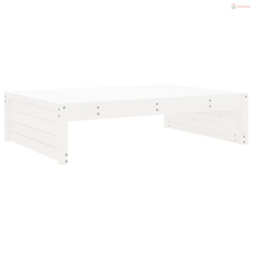 2 részes fehér tömör fenyőfa kerti ülőgarnitúra