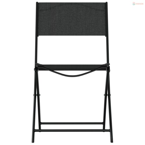 3 részes fekete acél bisztrószett