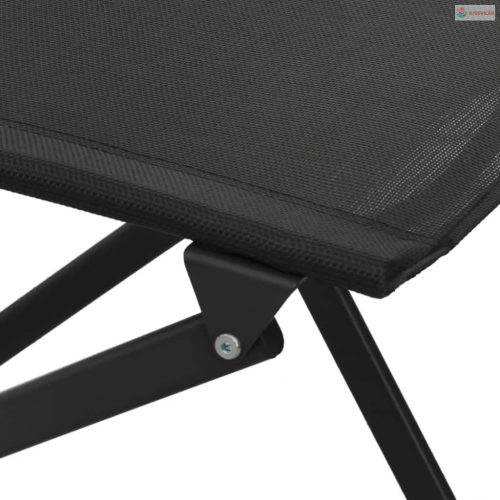 3 részes fekete acél bisztrószett