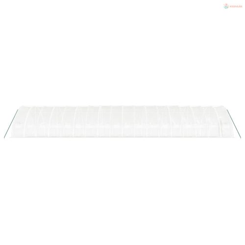 Fehér acélvázas melegház 108 m² 18x6x2,85 m