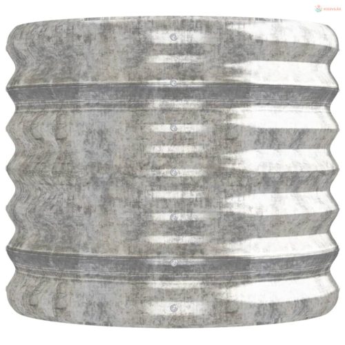 Ezüstszínű horganyzott acél kerti magaságyás 152x40x36 cm