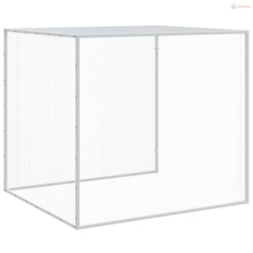 Antracitszürke horganyzott acél tyúkketrec tetővel 1003x98x90cm