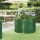 Zöld horganyzott acél kerti magaságyás 100x100x68 cm