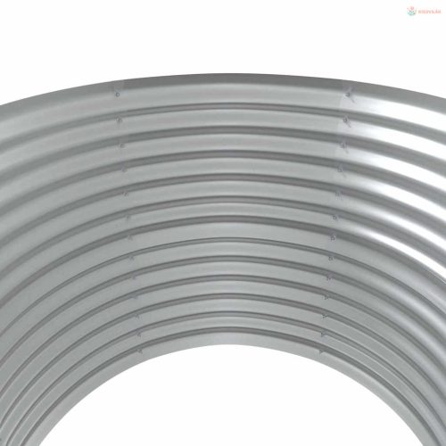 Zöld horganyzott acél kerti magaságyás 100x100x68 cm