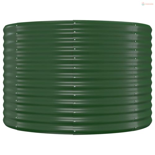 Zöld horganyzott acél kerti magaságyás 249x100x68 cm