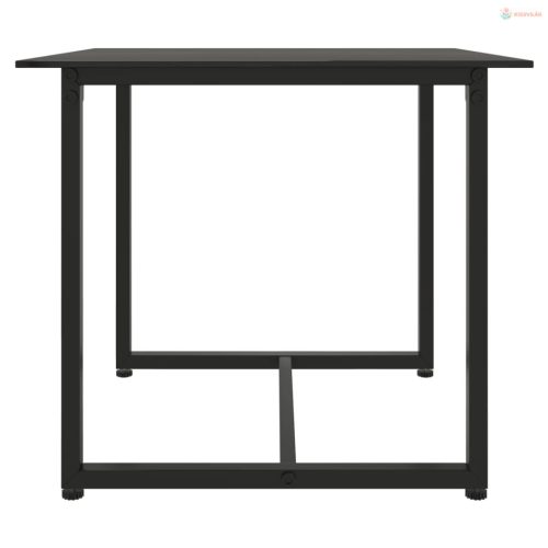 3 részes fekete polyrattan kültéri ülőgarnitúra párnákkal