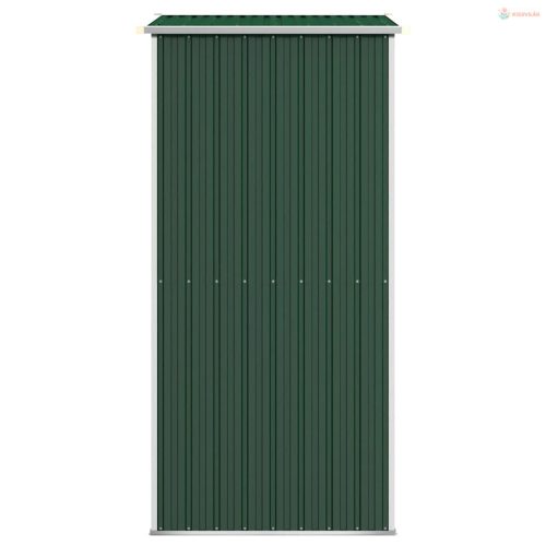 Zöld horganyzott acél kerti fészer 192x108x223 cm