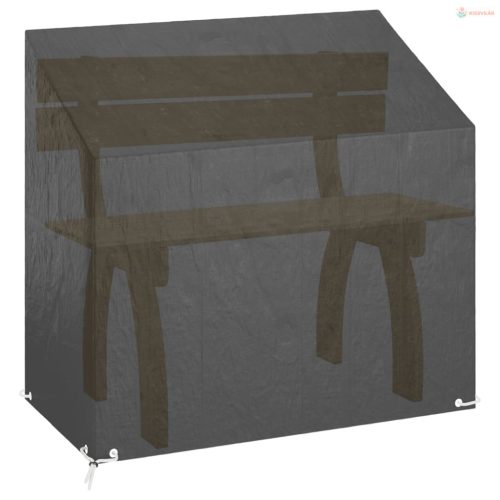 Polietilén kerti pad huzat 8 fűzőlyukkal 130 x 70 x 70/88 cm