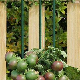 30 db zöld acél kerti növénykaró 150 cm