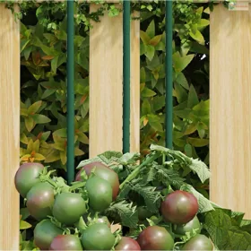 30 db zöld acél kerti növénykaró 150 cm