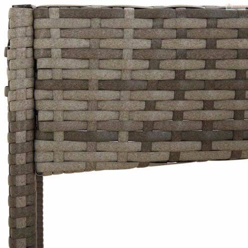 4 részes szürke polyrattan kerti ülőgarnitúra párnákkal