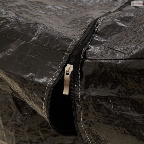 Fekete polietilén karácsonyfa-tároló táska 150x75x75 cm